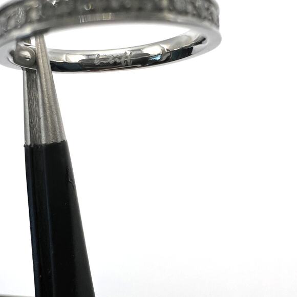 B. Tiff New York Eternity Ring Stackable Band Stainless Steel Size 5 - Picture 6 of 10